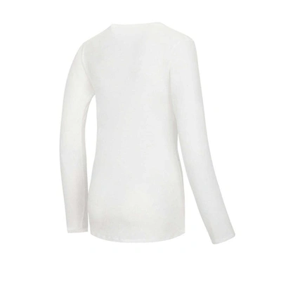 Shop Concepts Sport White/carolina Blue North Carolina Tar Heels Long Sleeve V-neck T-shirt & Gauge Pants