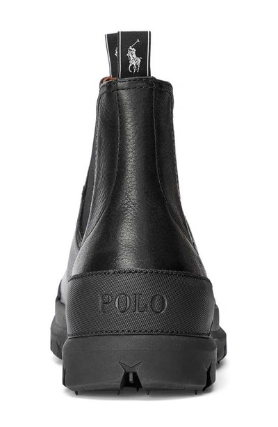 Shop Polo Ralph Lauren Oslo Chelsea Boot In Black