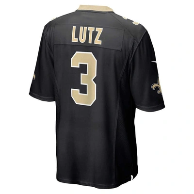 Shop Nike Wil Lutz Black New Orleans Saints Game Jersey