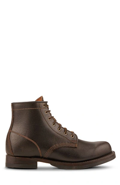 Shop Frye John Addison Combat Boot In Brown