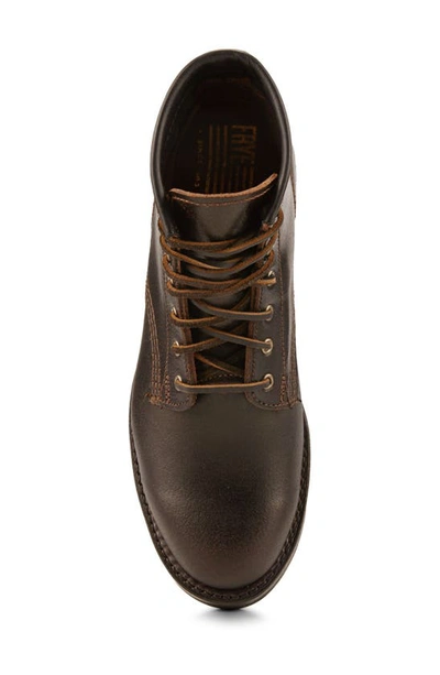 Shop Frye John Addison Combat Boot In Brown