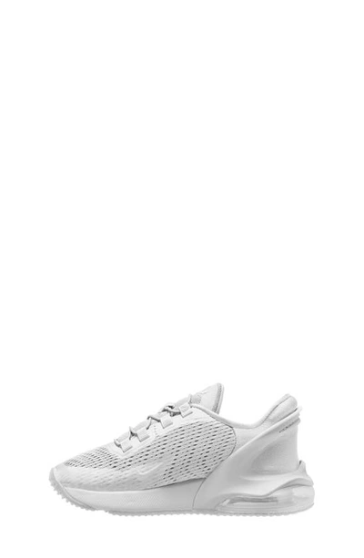 Shop Nike Kids' Air Max 270 Go Sneaker In White/ White/ White/ White
