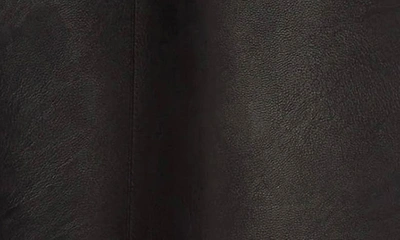 Shop Karen Kane Faux Leather A-line Midi Skirt In Black