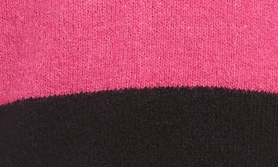 Shop Karen Kane Colorblock Turtleneck Sweater In Pink Multi Color