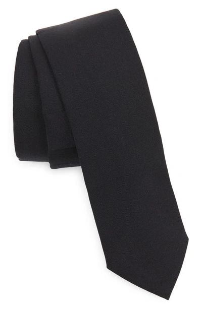 Shop Thom Browne Four-bar Tie In Dark Blue