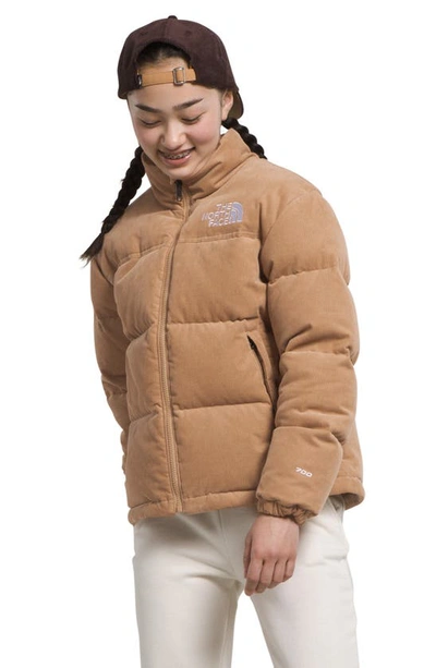 Shop The North Face Kids' 1996 Retro Nuptse® Packable 700 Fill Power Down Jacket In Almond Butter