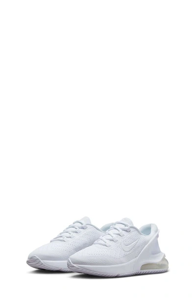 Shop Nike Kids' Air Max 270 Sneaker In White/ White/ White/ White