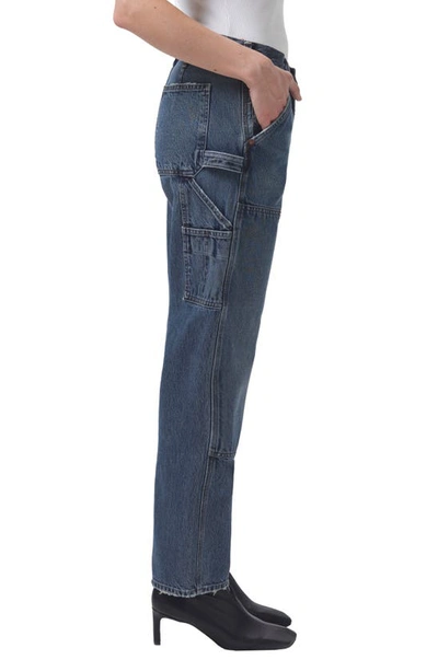 Shop Agolde Rami High Waist Carpenter Jeans In Repetition