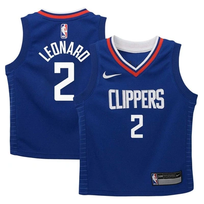 Shop Nike Infant  Kawhi Leonard Royal La Clippers Swingman Player Jersey