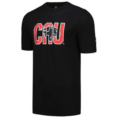 Shop Fisll Black Clark Atlanta University Panthers Applique T-shirt