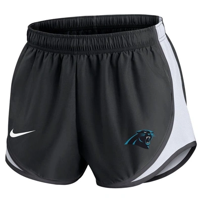 Shop Nike Black Carolina Panthers Performance Tempo Shorts