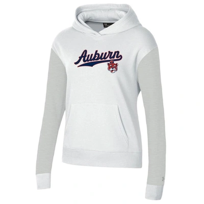 Shop Under Armour White Auburn Tigers All Day Pullover Hoodie