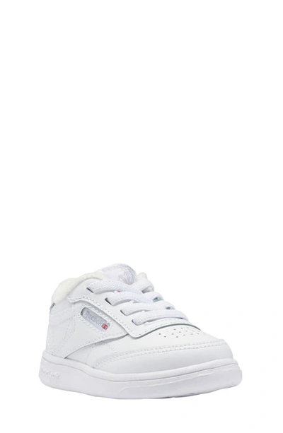 Shop Reebok Kids' Club C Sneaker In White/white/white