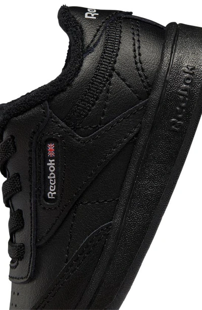 Shop Reebok Kids' Club C Sneaker In Core Black/ Black/black