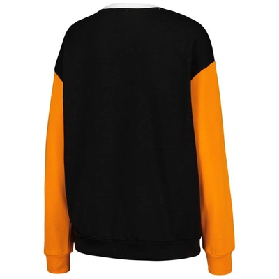 Shop Gameday Couture White/black Tennessee Volunteers Vertical Color-block Pullover Sweatshirt