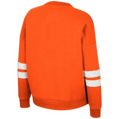 Shop Colosseum Orange Syracuse Orange Perfect Date Notch Neck Pullover Sweatshirt