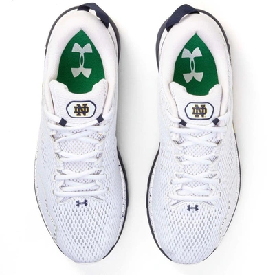 Shop Under Armour White Notre Dame Fighting Irish Infinite 5 Running Shoes