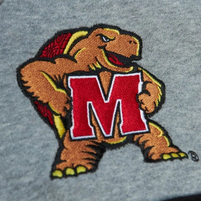 Shop Mitchell & Ness Red Maryland Terrapins Head Coach Pullover Hoodie