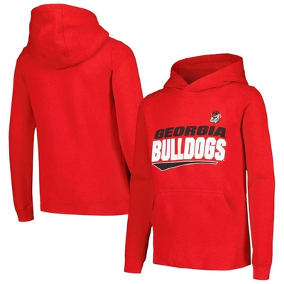 Shop Outerstuff Youth Red Georgia Bulldogs Rep Mine Pullover Hoodie