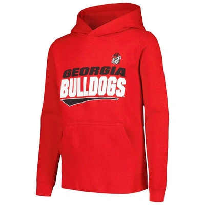 Shop Outerstuff Youth Red Georgia Bulldogs Rep Mine Pullover Hoodie