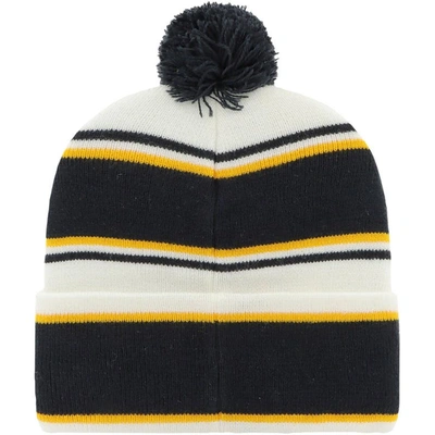 Shop 47 Youth '  White West Virginia Mountaineers Stripling Cuffed Knit Hat With Pom