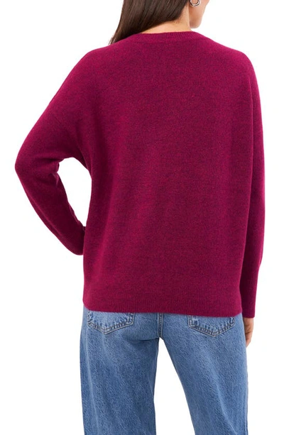 Vince Camuto Drop Shoulder V-neck Sweater In Frenzy