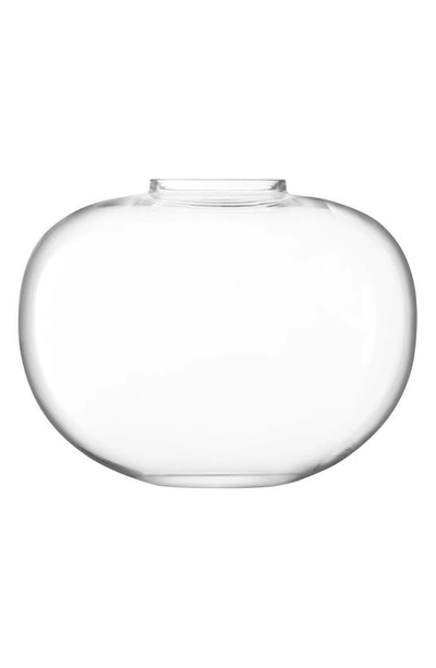 Lsa Flower Curved Bouquet Vase In Clear