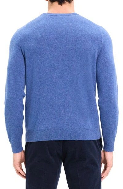 Shop Theory Hilles Cashmere Sweater In Indigo Melange - 0ky