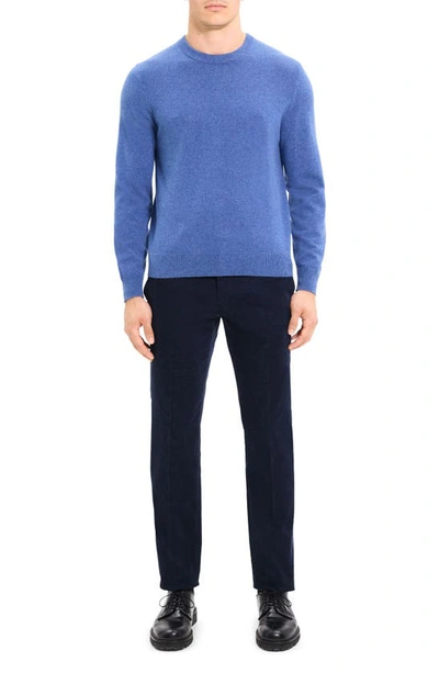 Shop Theory Hilles Cashmere Sweater In Indigo Melange - 0ky