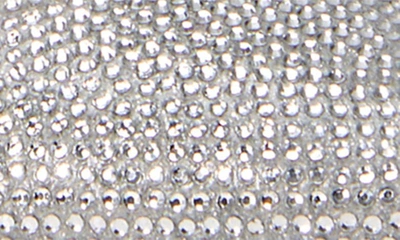 Katy Perry The Hollie Crystal Pointed Toe Ballet Flat In Silver Multi