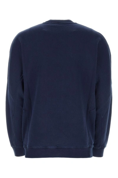 Shop Burberry Man Cardigan In Blue