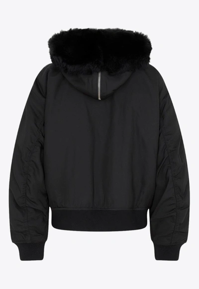 Shop Moose Knuckles Decatur Faux Fur-trimmed Winter Jacket In Black