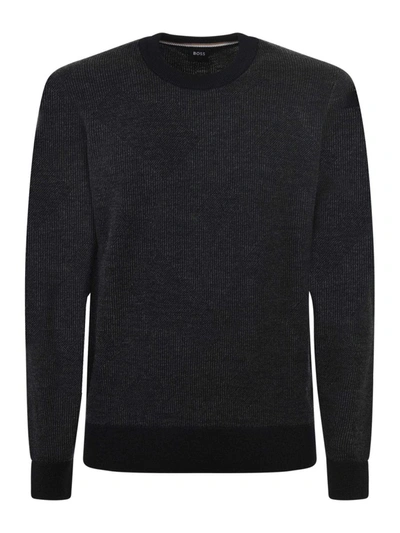 Shop Hugo Boss Boss Boss Sweater In Nero/antracite