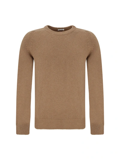 Shop Saint Laurent Sweater In Camel