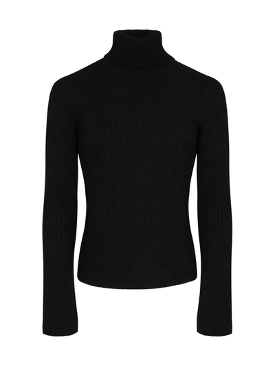 Shop Saint Laurent Turtleneck Sweater In Noir