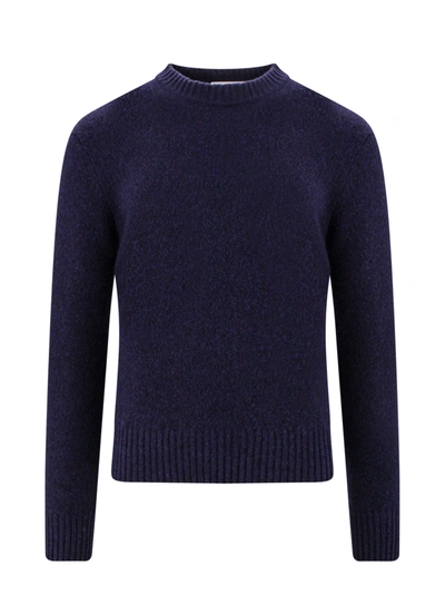 Shop Ami Alexandre Mattiussi Sweater In Blu