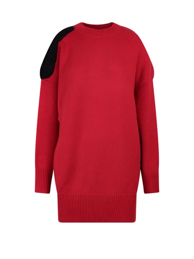 Shop Krizia Sweater In Rosso