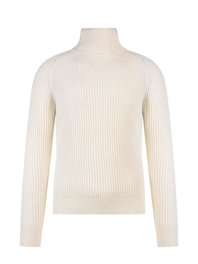 Shop Zanone Sweater In Bianco