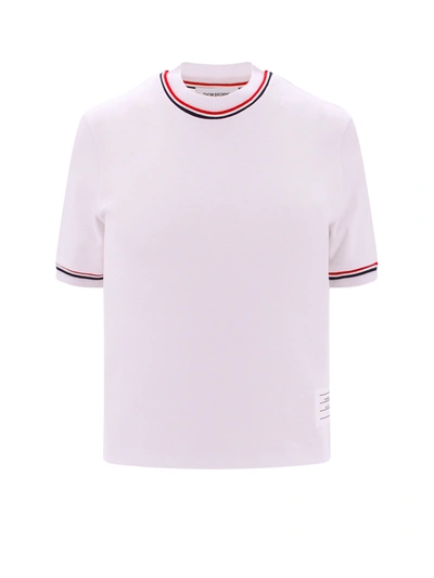 Shop Thom Browne T-shirt In Bianco