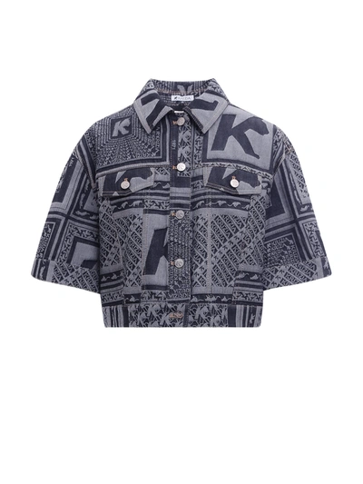 Shop K Krizia Jacket In Blu