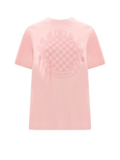 Shop Burberry T-shirt In Rosa