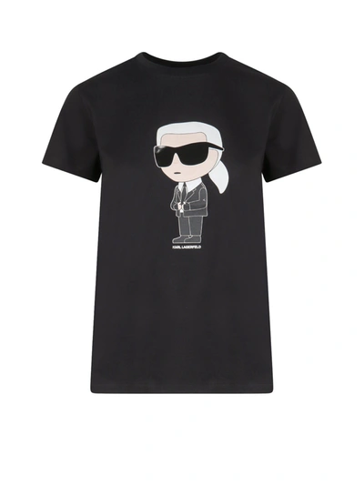 Shop Karl Lagerfeld T-shirt In Nero