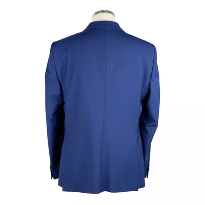 Shop Emilio Romanelli Elegant Two-button Men's Suit In  Blue