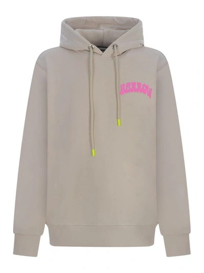 Shop Barrow Hooded Sweatshirt  In Dove Grey