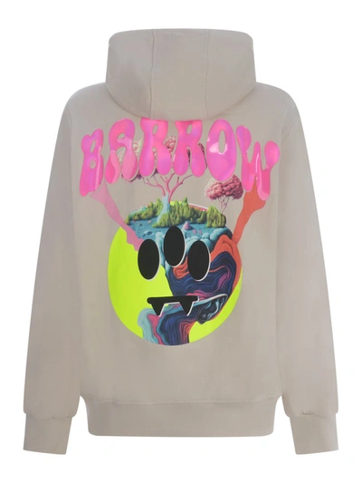 Barrow Hooded Sweatshirt In Dove Grey