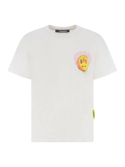 Shop Barrow T-shirt  "smile" In White