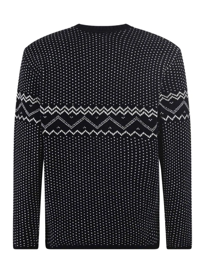 Shop C.p. Company Sweater In Nero/panna
