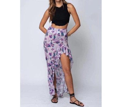 Shop Stillwater Hola Skirt In 50 Shades Purple In Multi