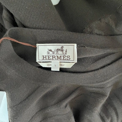 Pre-owned Hermes Hermès Round Neck Wool Men's Sweater