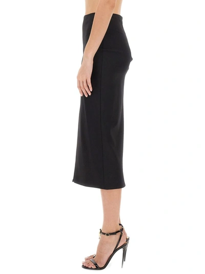 Shop Dolce & Gabbana Longuette Skirt In Black
